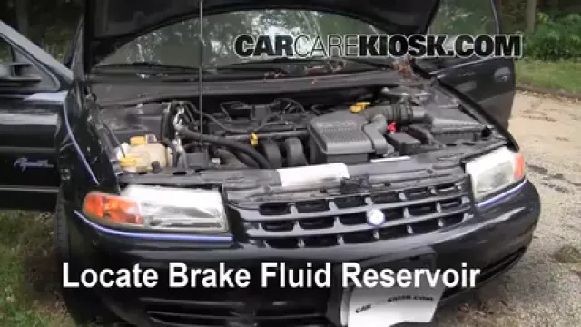 1996 Plymouth Breeze 2.0L 4 Cyl. Brake Fluid Check Fluid Level